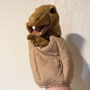 Folkmanis Dinosaur In Egg T-Rex Hand Puppet Plush